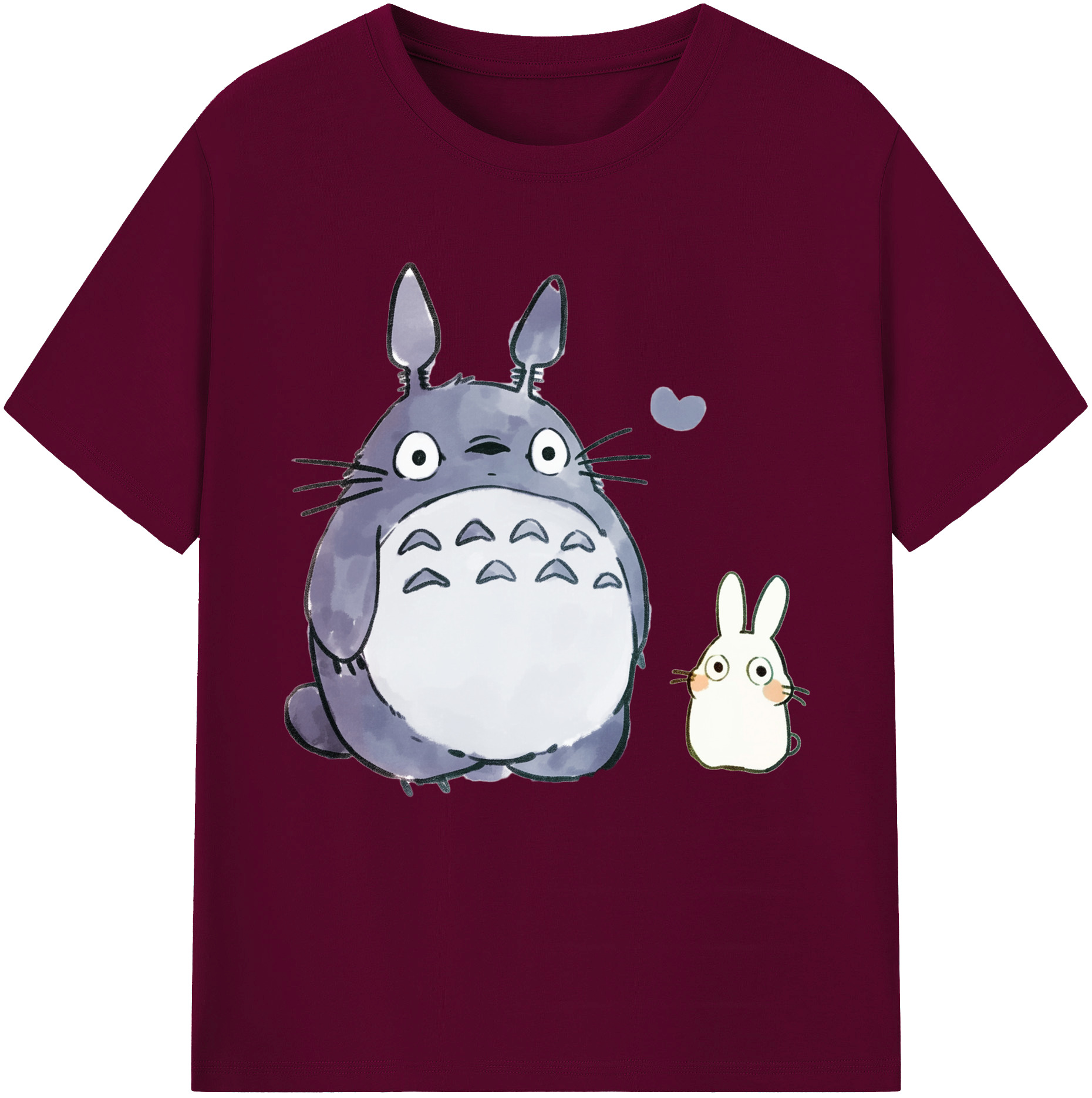 （画像用） となりのトトロ 草壁メイ 草壁サツキ My Neighbor Totoro Satsuki Kusakabe Mei Kusakabe レディースカジュアルプリントTシャツ（綿100％）